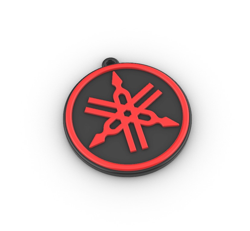 Yamaha Logo Rojo - Moto